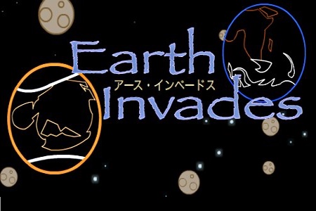 Logo for 'Earht Invades'